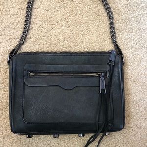 Rebecca Minkoff Avery crossbody - black suede